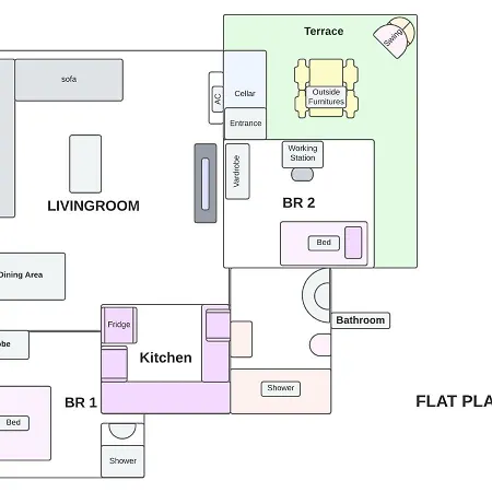 Central, Cozy, Spacy, Wide Terrace, Garden, 2br, Free Parking, Fast Wi-fi, 4ppl Bodrum